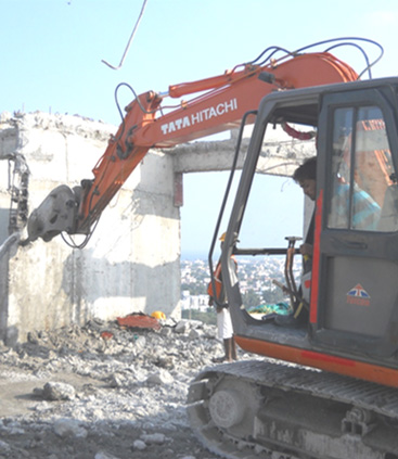 Chennai Demolition Site